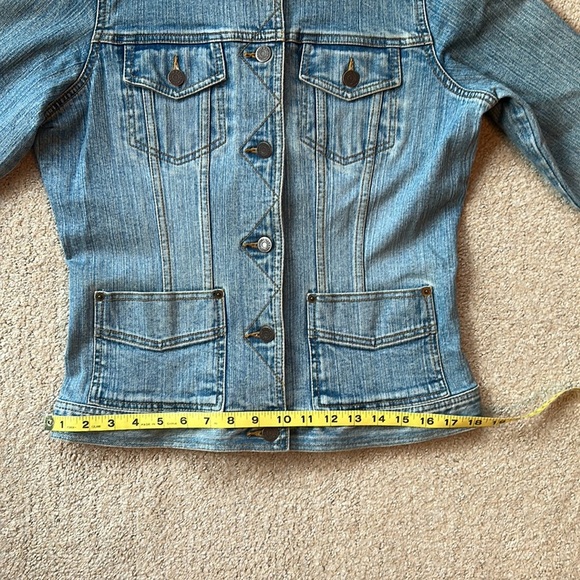 Denim Jean Trucker Jacket Eddie Bauer SUPER FAST SHIPPING - Picture 8 of 14